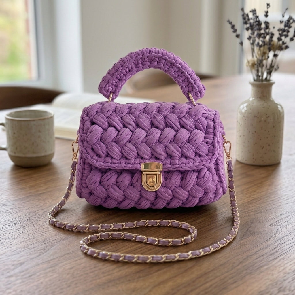 Handmade Chunky Woven Handbag