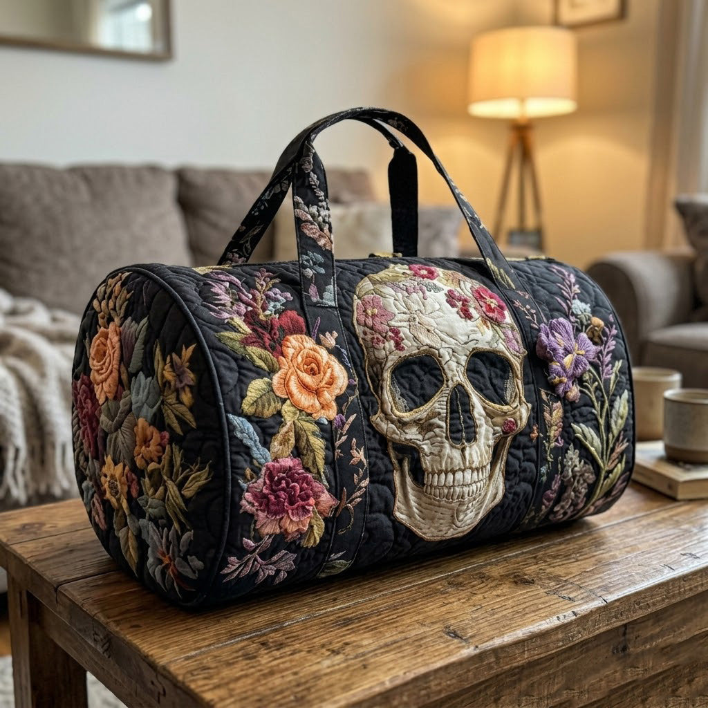 Hand-patterned handbag