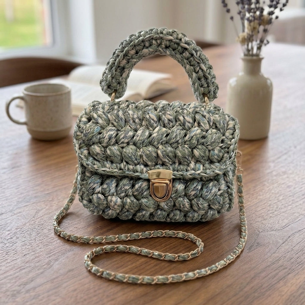 Handmade Chunky Woven Handbag