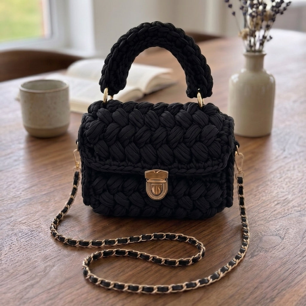 Handmade Chunky Woven Handbag